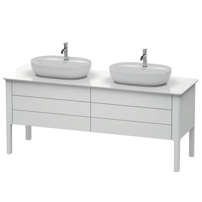 Тумба под раковину, Duravit, Luv, шгв 1733*570*743, раковина-необходимо заказать, цвет-белый шелковисто-матовый