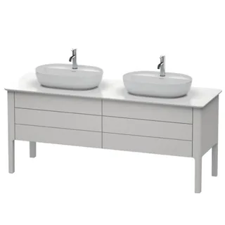 Тумба под раковину, Duravit, Luv, шгв 1733*570*743, раковина-необходимо заказать, цвет-скандинавский белый шелковисто-матовый