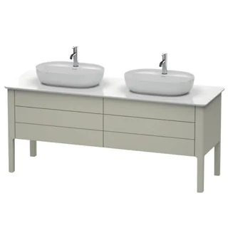 Тумба для консоли, Duravit, Luv, шгв 1733*570*743, раковина-необходимо заказать, цвет-серо-коричневый шелковисто-матовый
