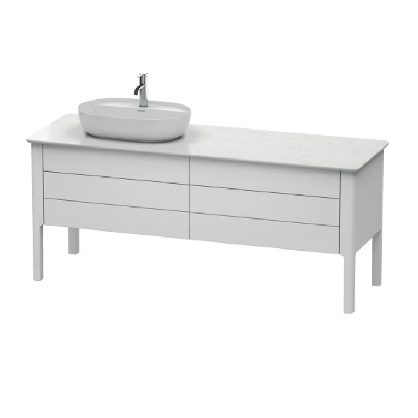 Тумба под раковину, Duravit, Luv, шгв 1733*570*743, раковина-необходимо заказать, цвет-белый шелковисто-матовый