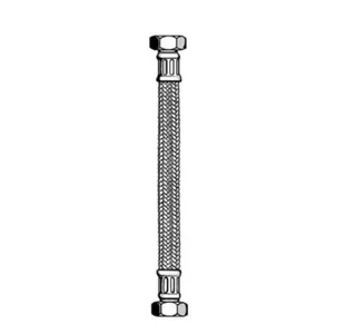 Гибкая подводка Meiflex, DN25, 1" ВР x 1" ВР, длина 700 мм (ст.арт. ME 5625.1234.70)
