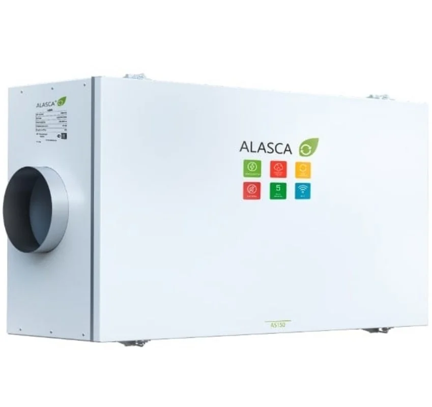 P500ECE 9кВт 3~, Вентиляционная установка Alasca P приточная