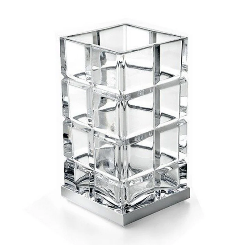 Стакан, 3SC, Palazzo Crystal, шгв 75*75*140, цвет-прозрачный хрусталь/хром