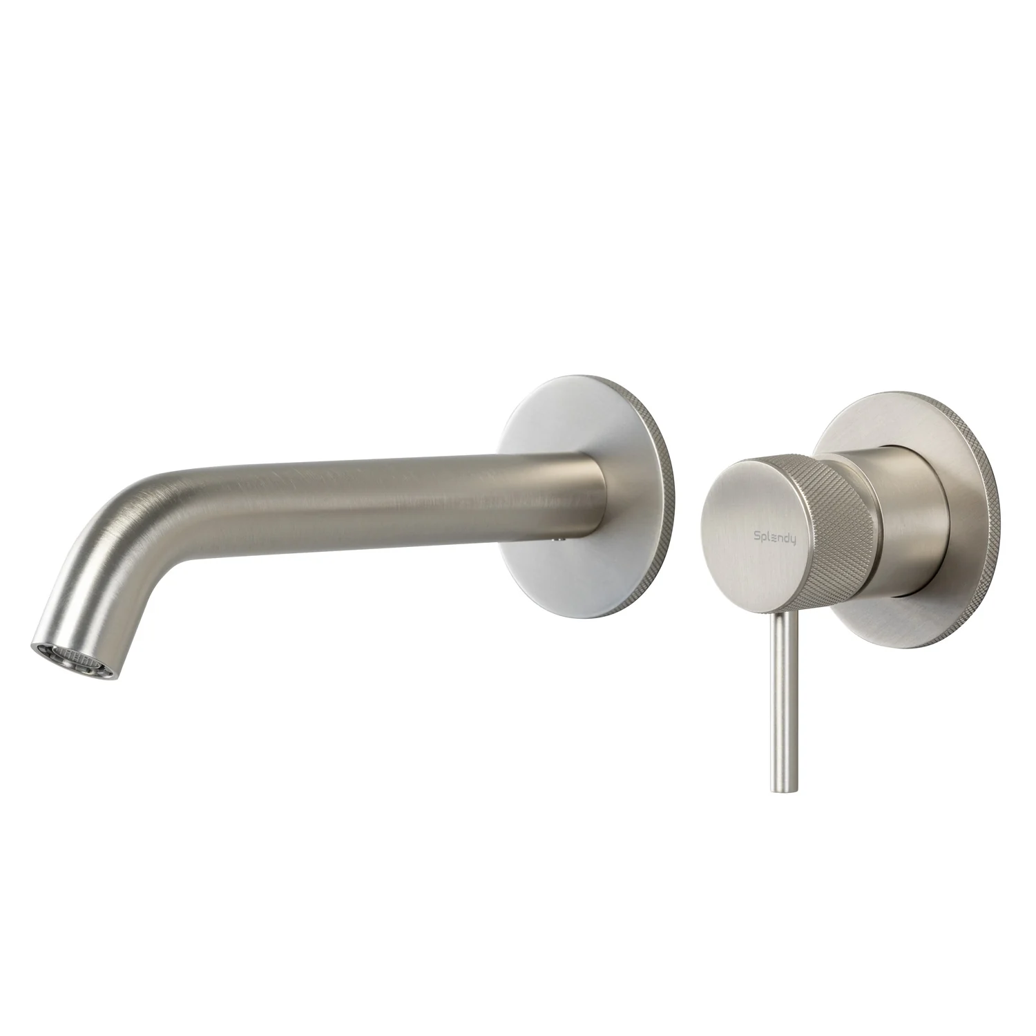Смеситель для раковины, Splendy, Passion, настенный встраиваемый, цвет-никель брашированный