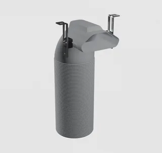 Пленум, Flexag PPP/125/1xAT, вентиляционный потолочный, D125, на 1 выход AT