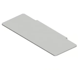 Полка, Quadro design, Eccetera, шгв 235*94*25, цвет-Steel Brushed