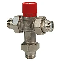 Cмеситель термостатический 3/4", Kv 1,8, с отводами