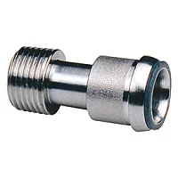 Отвод с накидной гайкой 1", хромированный
