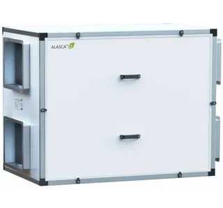 R2000HEC E 3~, Вентиляционная установка Alasca R приточно-вытяжная с энтальпийным пластинчатым рекуператором