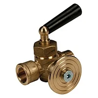 Кран 3-ходовой для манометра 1/2"