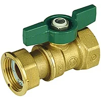 Кран, 3/4"F x 3/4"гайка