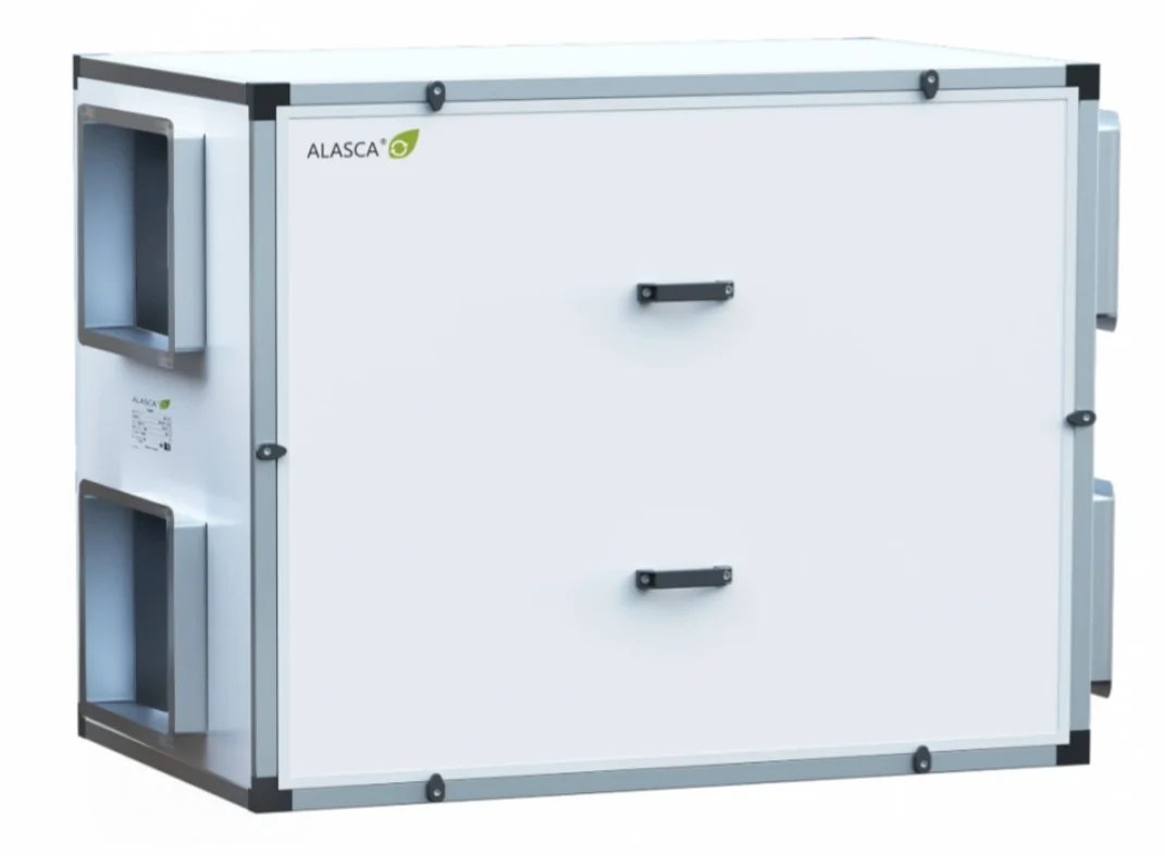 R3000H EC W, Вентиляционная установка Alasca R приточно-вытяжная с энтальпийным пластинчатым рекуператором