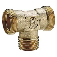 Тройник 18x1/2"x18 для переходников с наружной резьбой