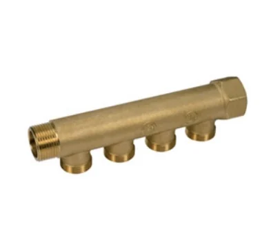 Сантехнический коллектор латунный 3/4"x1/2"/2