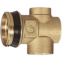 Концевой элемент коллектора с выводом для зонда 1" x 1/2" x 3/8"
