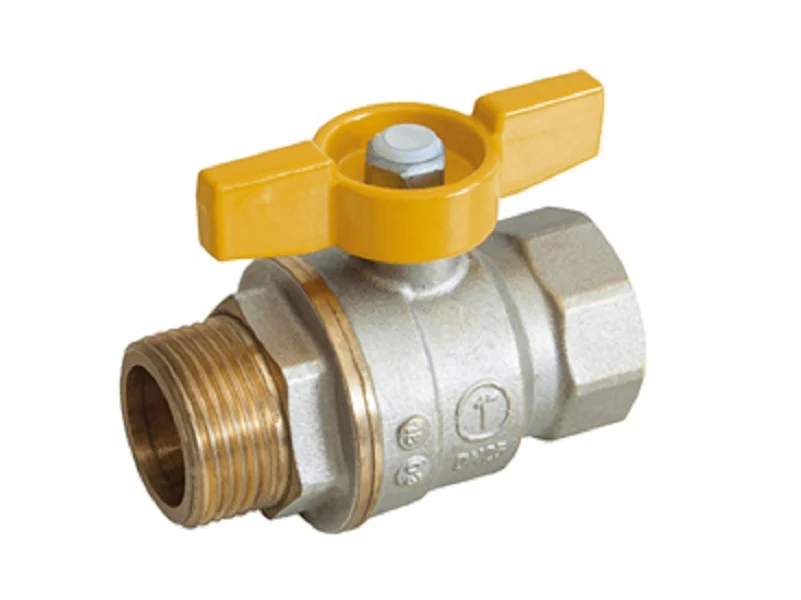 Кран с вн./нар. резьбой 1/2" для газа