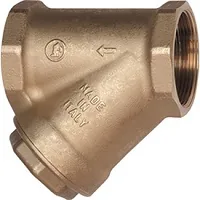 Фильтр сетчатый, косой, 1 1/2" с магнитом