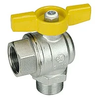 Полнопроходной угловой клапан 3/4" В-Н (ст.арт. R780X004, R780GX004)