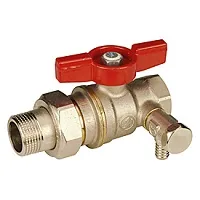 Полнопроходной Клапан 1/2"х1/2" бабочка — иконка