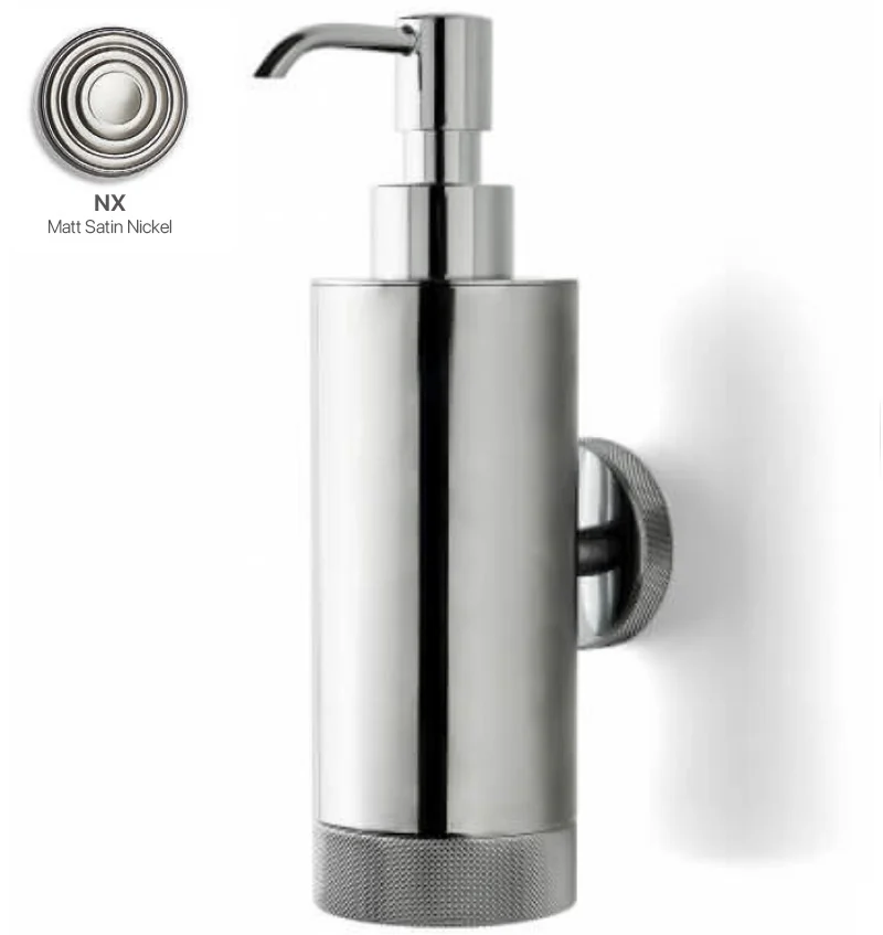 Дозатор для жидкого мыла, 3SC, Ribbon, шгв 65*90*190, цвет-Matt Satin Nickel