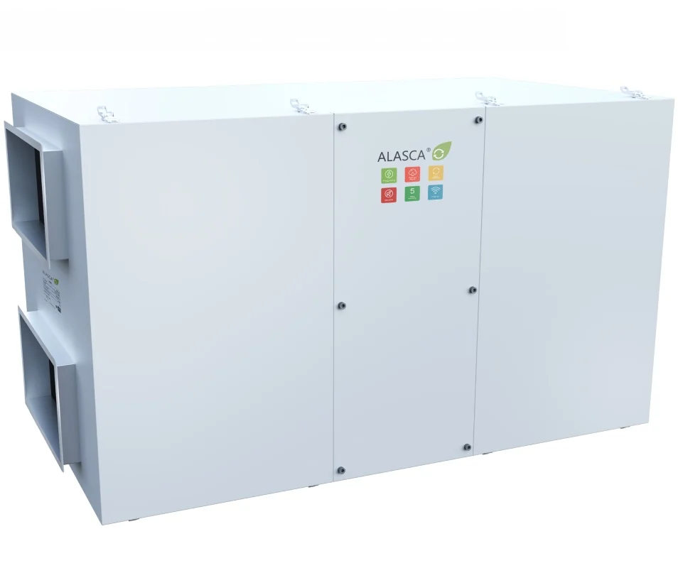 RR5000V EC W, Вентиляционная установка Alasca RR с роторным рекуператором
