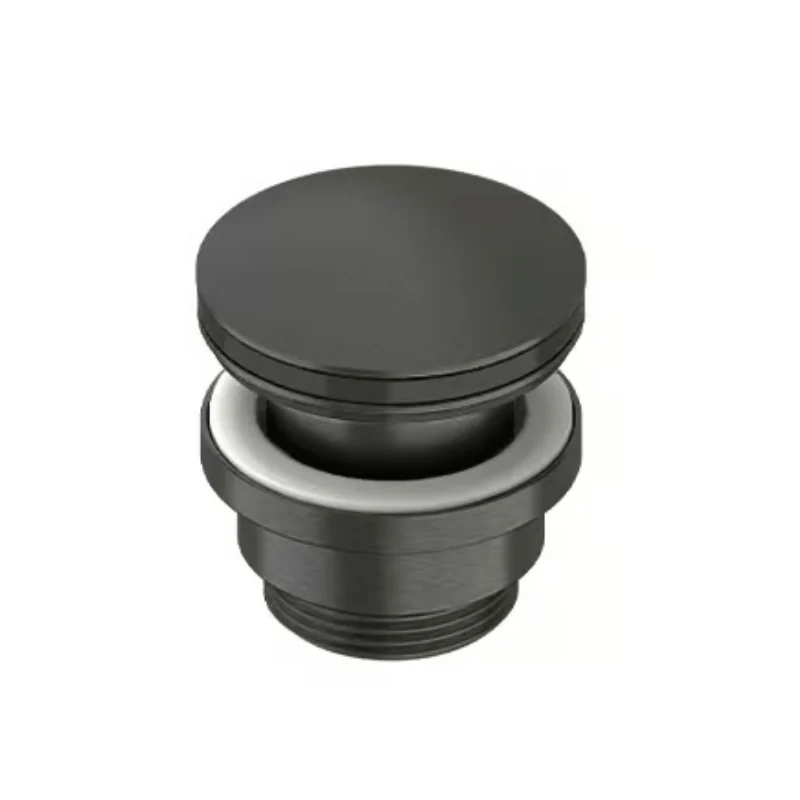 Донный клапан, Quadro design, Complements, для раковин и биде, 1 1/4", цвет-Black gold PVD
