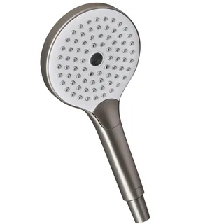 Ручной душ, Splendy, Sense C, 130, цвет-никель брашированный/белый