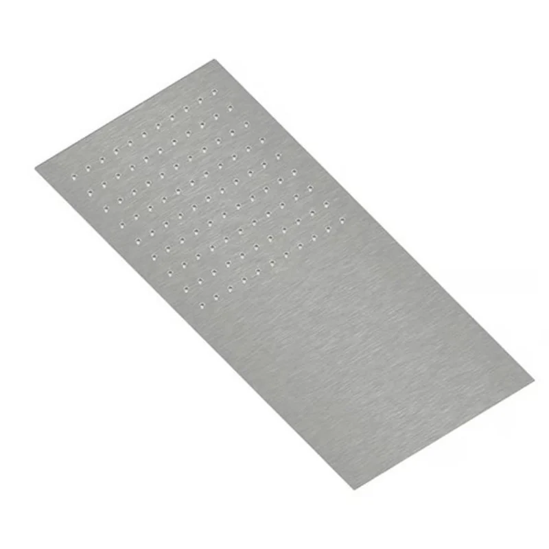 Верхний душ, Quadro design, 220*500, цвет-Steel Brushed