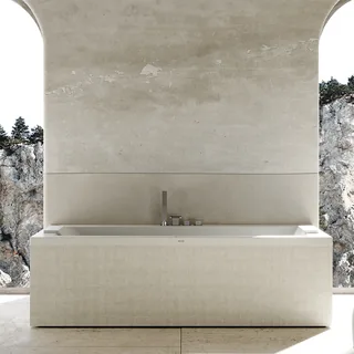 Гидромассажная ванна, Jacuzzi, Sharp Double, шгв 1900*900*570, в комплекте-передняя панель, цвет ванны/панели-белый/Gypsum