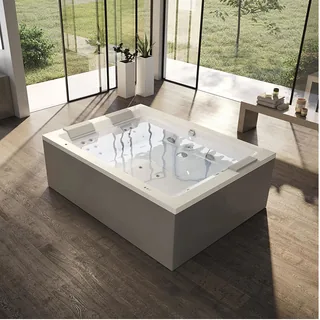Гидромассажная ванна, Jacuzzi, Sharp Extra, шгв 2000*1500*650, Rainbow + Clean System, цвет-белый