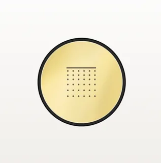Кнопка, Gessi, HI-FI Comfort, цвет-Gold PVD