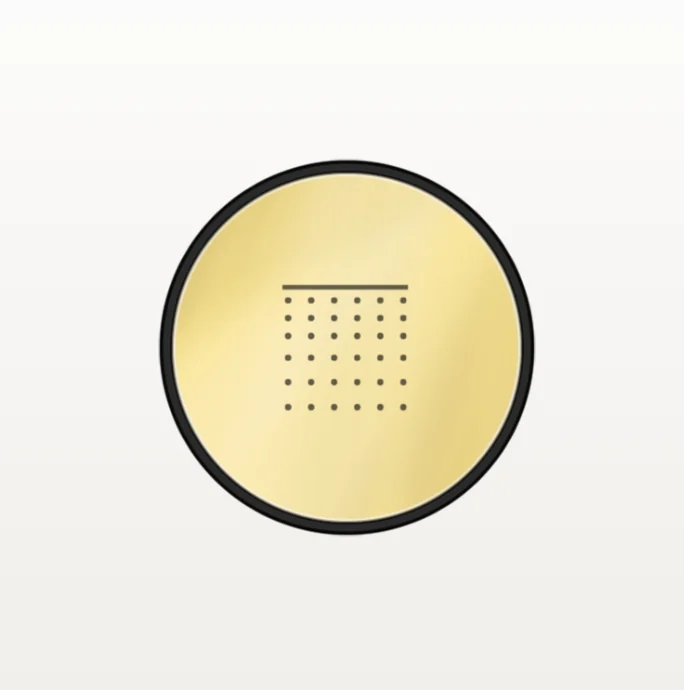Кнопка, Gessi, HI-FI Comfort, цвет-Gold PVD