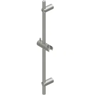 Штанга для душа, Quadro design, 600, цвет-Steel Brushed