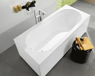 Ванна, Villeroy&Boch, Oberon, шгв 1600*750*450, цвет-альпийский белый
