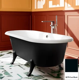Ванна, Villeroy&Boch, Hommage, шгв 1771*771*450/617, CeramicPlus, цвет снаружи/внутри-Coal Black/Stone White — иконка
