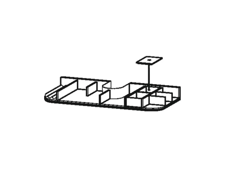 Дополнительный модуль, Duravit, Happy D.2, цвет-орех
