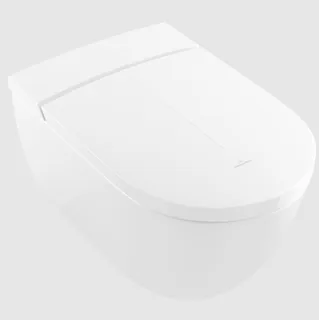 Унитаз-биде, Villeroy&Boch, Viclean, подвесной, шгв 385*595*400, CeramicPlus, цвет-альпийский белый (белый Alpin)