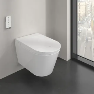 Унитаз-биде, Villeroy&Boch, Viclean, подвесной, шгв 400*609*430, цвет-альпийский белый — иконка