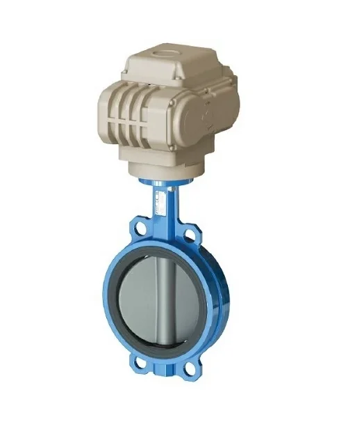 Затвор, TECOFI, 1Ф-230V, PN16, дисковой межфланцевый, корпус и диск ковкий чугун, EPDM, с эл. приводом, DN 250