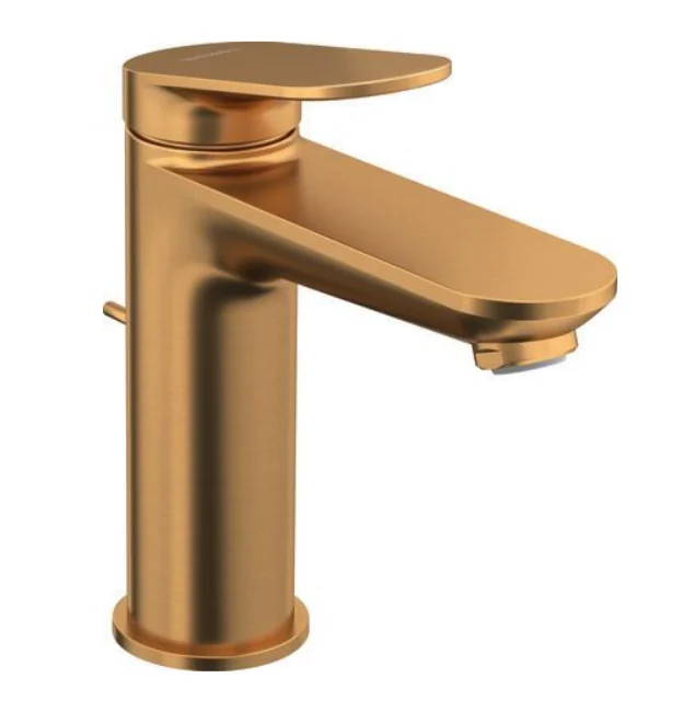 Смеситель для раковины, Duravit, Wave, цвет-Brushed bronze