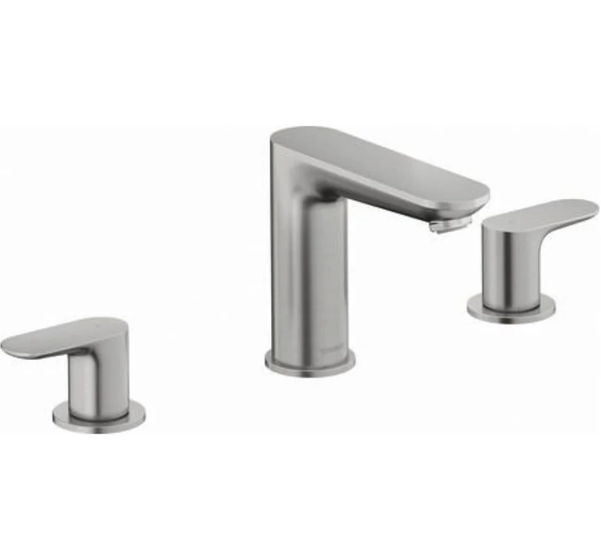 Смеситель для раковины, Duravit, Wave, цвет-нержавеющая сталь