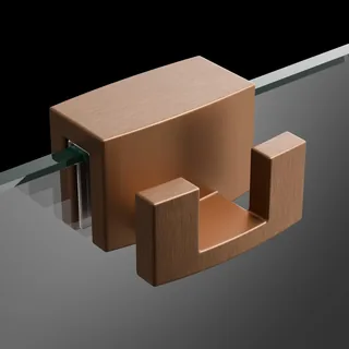 Крючок, Radaway, на стекло душевой кабины, ш 40, цвет-brushed cooper — иконка