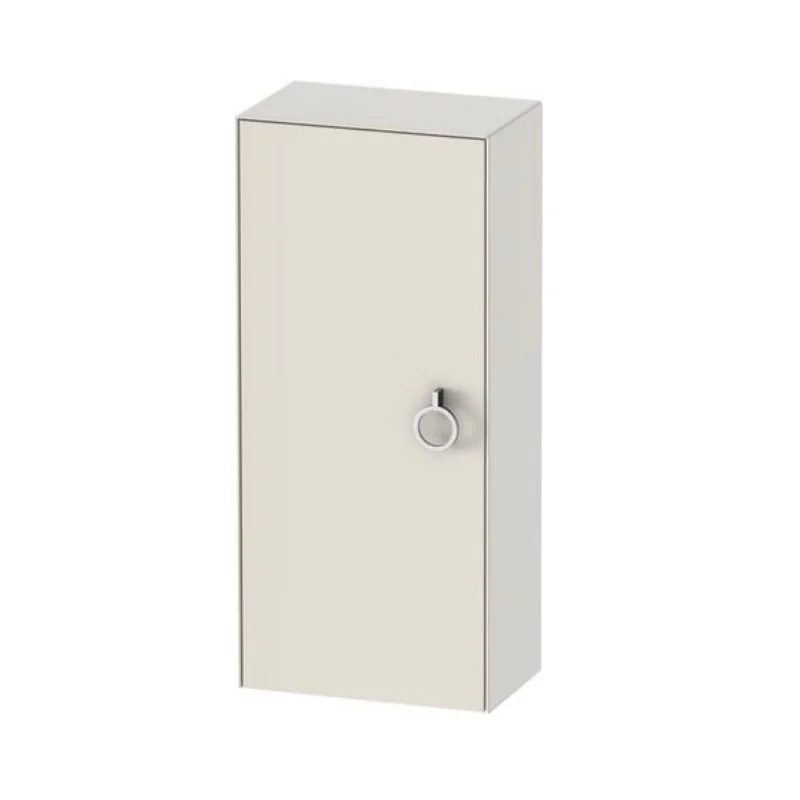 Шкаф-пенал, Duravit, White Tulip, шгв 400*240*880, петли-слева, цвет-скандинавский белый шелковисто-матовый