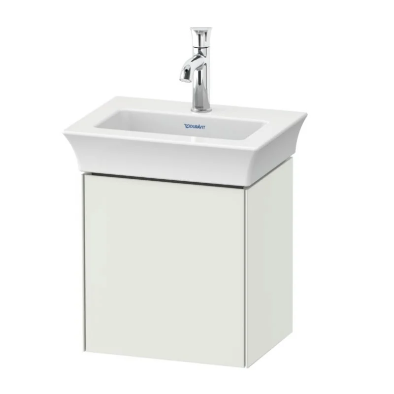 Тумба под раковину, Duravit, White Tulip, шгв 384*298*410, раковина-необходимо заказать, петли-слева, цвет-белый шелковисто-матовый