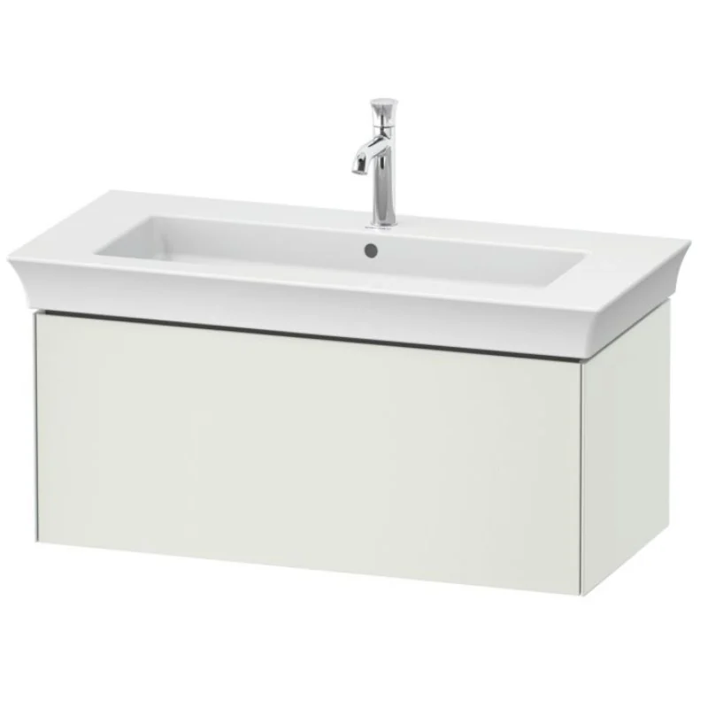 Тумба под раковину, Duravit, White Tulip, шгв 981*458*410, раковина-необходимо заказать, цвет- белый шелковисто-матовый