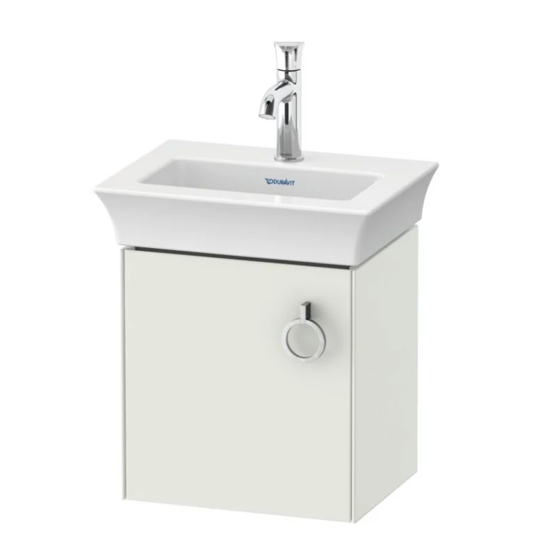 Тумба под раковину, Duravit, White Tulip, шгв 384*298*410, раковина-необходимо заказать, петли-слева, цвет-белый шелковисто-матовый