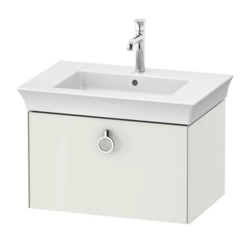 Тумба под раковину, Duravit, White Tulip, шгв 684*458*410, раковина-необходимо заказать, цвет- белый шелковисто-матовый