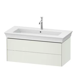 Тумба под раковину, Duravit, White Tulip, шгв 984*458*410 мм, раковина-необходимо заказать, цвет- белый шелковисто-матовый