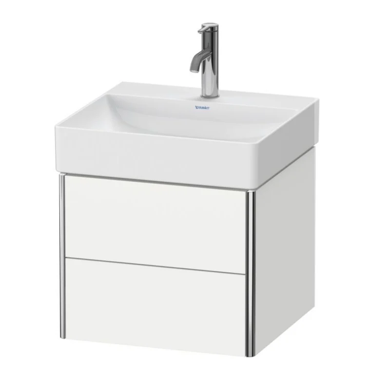 Тумба под раковину, Duravit, XSquare, шгв 484*460*397, раковина-необходимо заказать, цвет-белый матовый