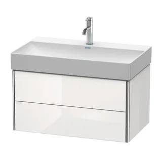 Тумба под раковину, Duravit, XSquare, шгв 784*460*397, раковина-необходимо заказать, цвет-белый глянцевый
